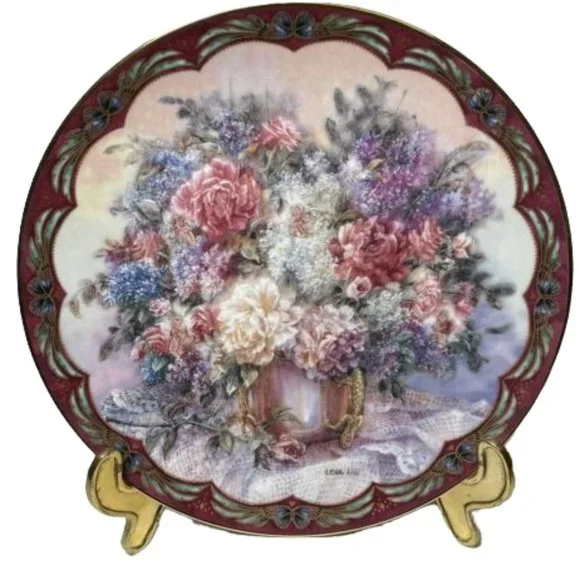 Magic Makers Plate by Lena Liu #1 In Flower Fairies 22 karat gold Decoration - Picture 2 of 8